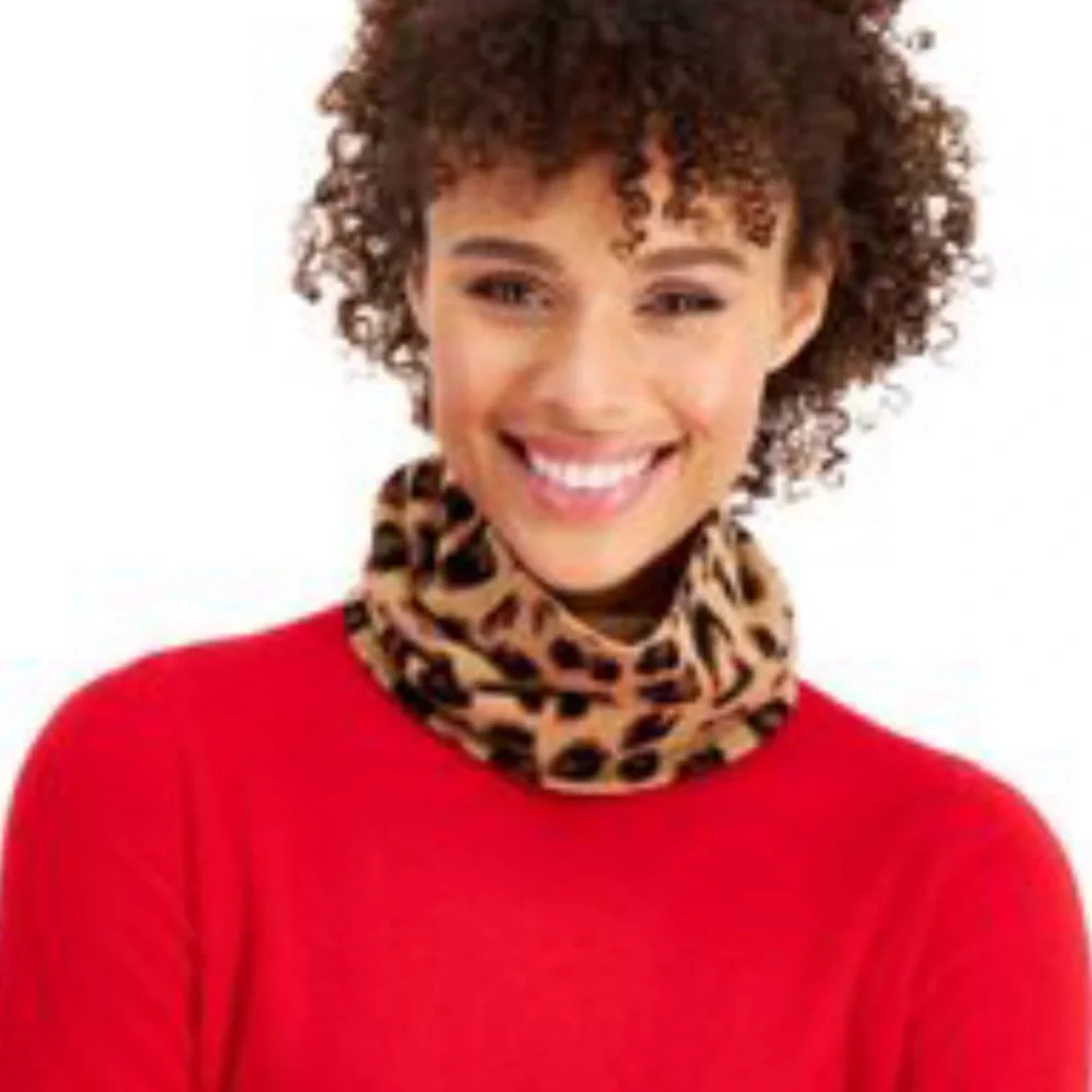 Cashmere Cheetah Gaiter Facemask Neckwarmer